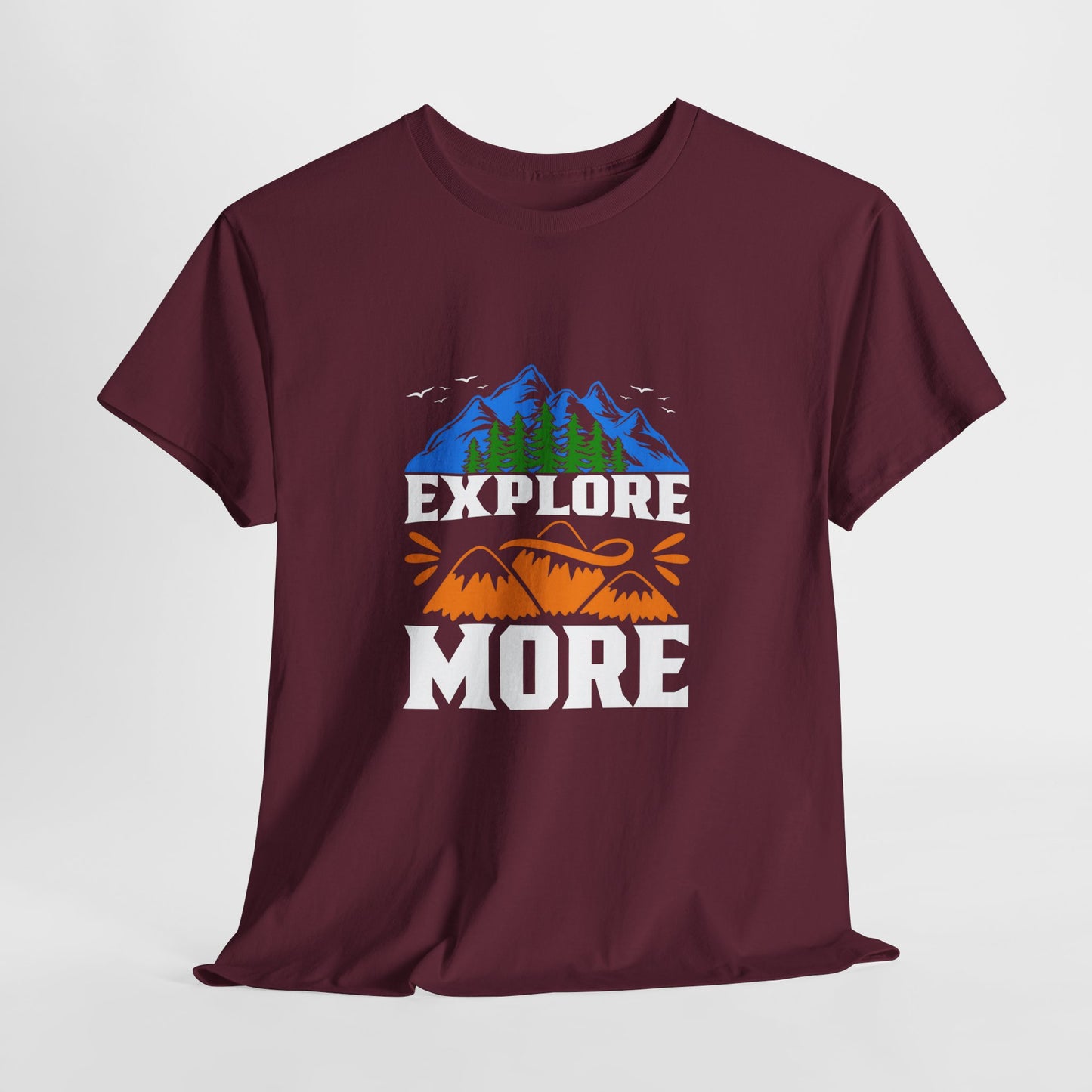 Explore More Adventure Tee - Unisex Heavy Cotton T-Shirt