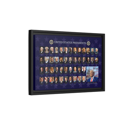Presidential Portraits Canvas Art Print / Framed