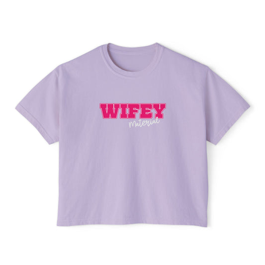 Wifey Material Women's Boxy Tee