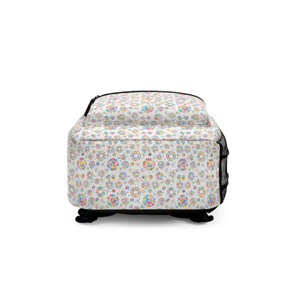 Vibrant Vibes Backpack / White