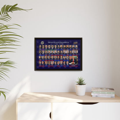 Presidential Portraits Canvas Art Print - US History Wall Decor
