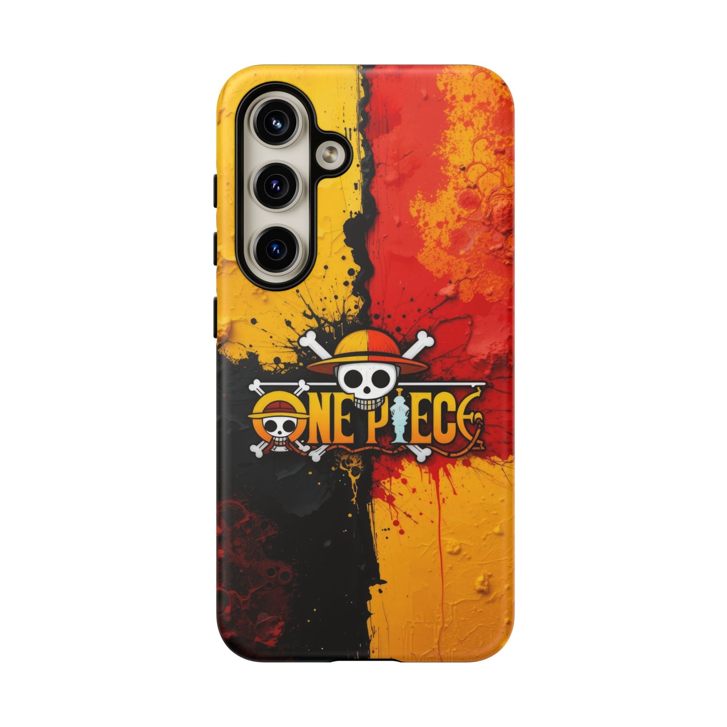 One Piece Samsung Tough Phone Case, Anime Vibrant Design