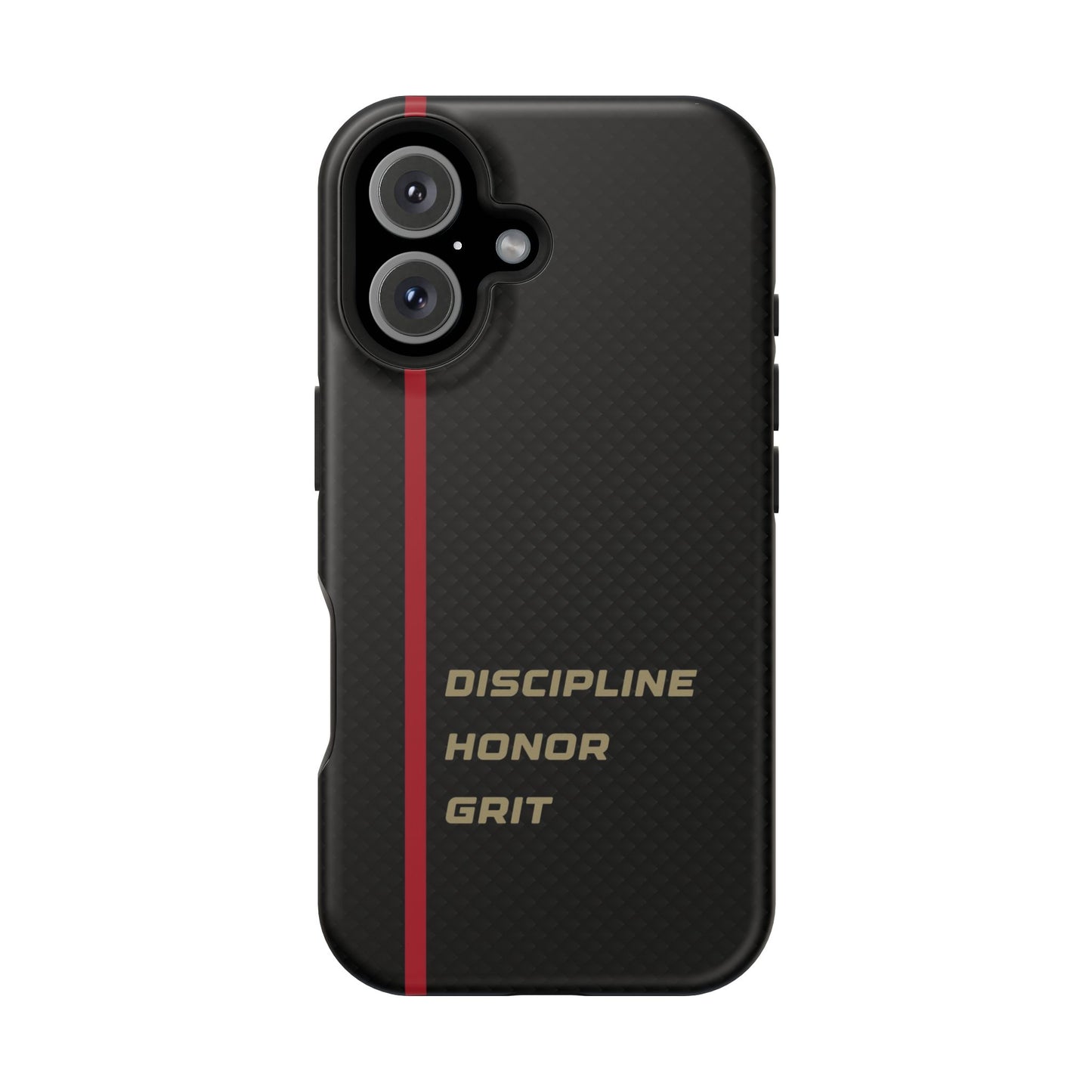 Discipline, Honor, Grit Impact-Resistant Phone Case