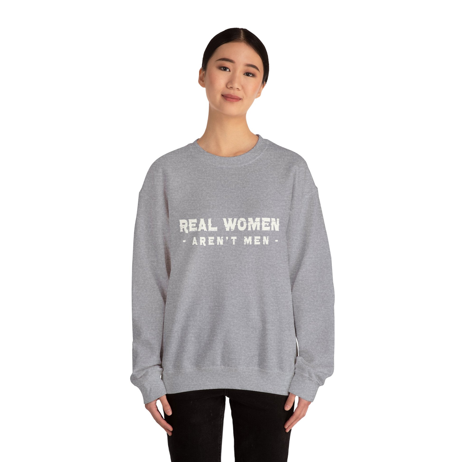 Real Women Unisex Heavy Blend™ Crewneck Sweatshirt 50% cotton and 50% polyester