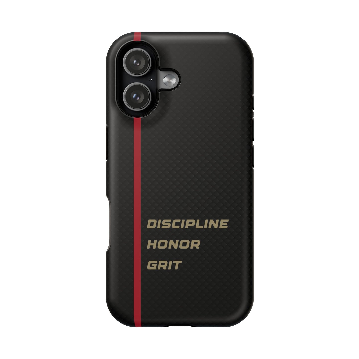 Discipline, Honor, Grit Impact-Resistant Phone Case