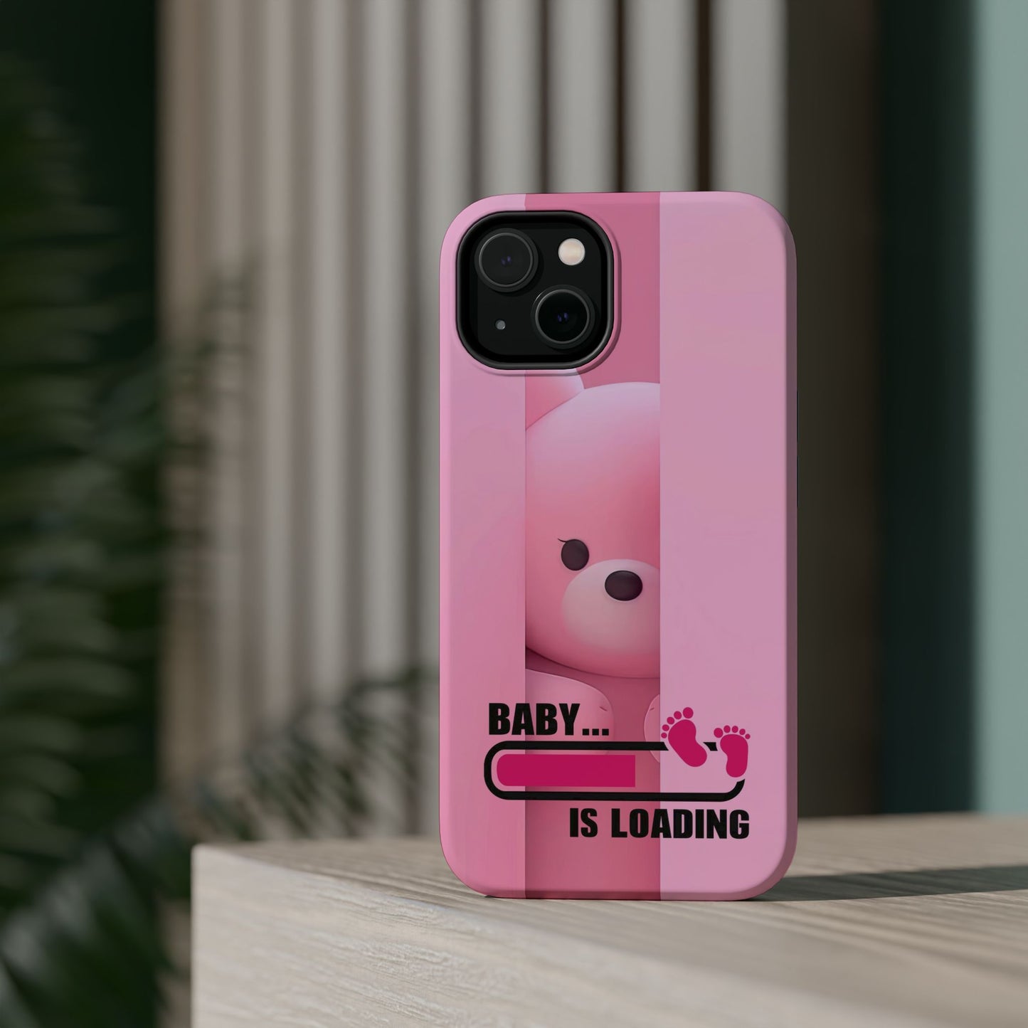Cute Baby Loading Magnetic Phone Case, Expecting Parents Gift