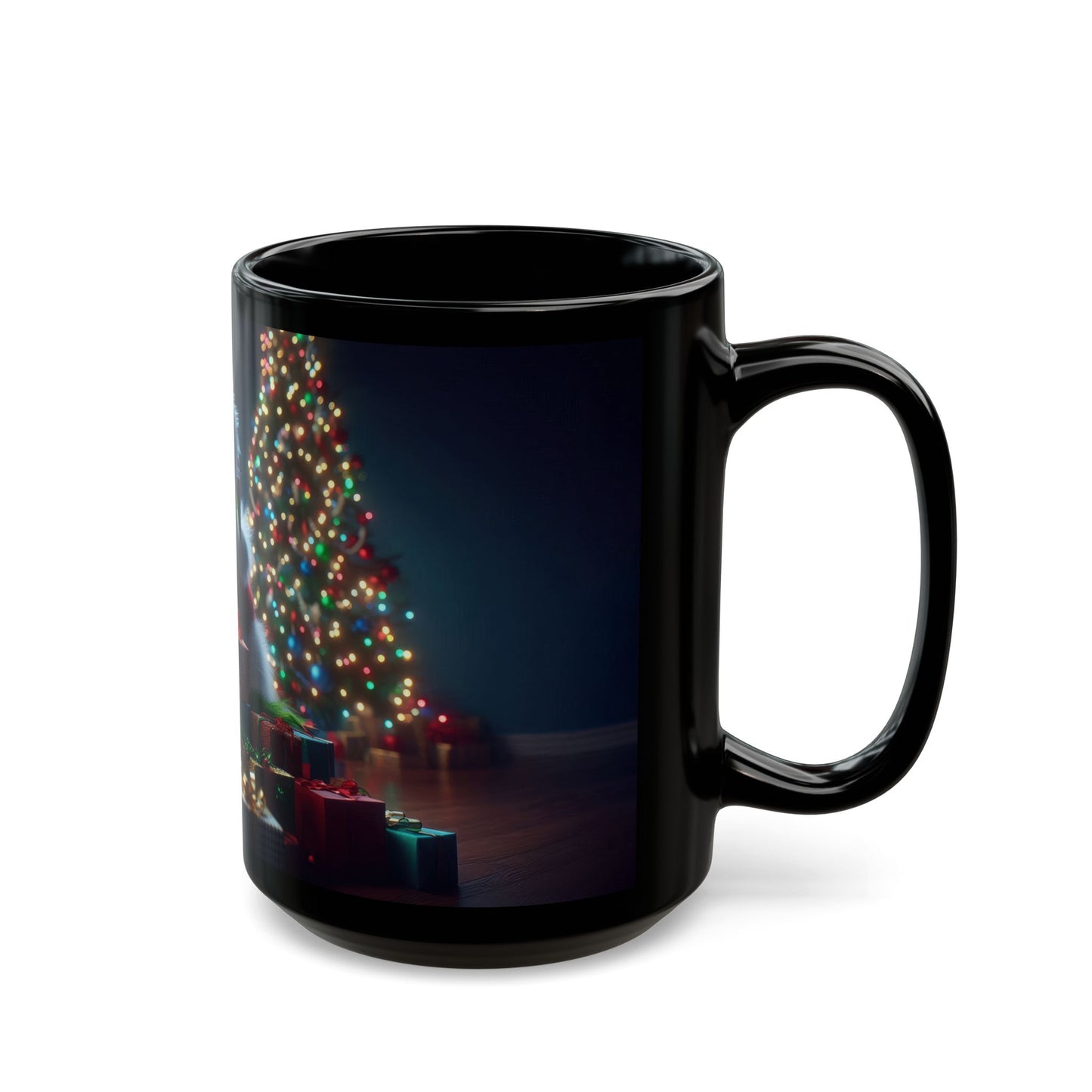 Secret Santa Black Mug - 11oz, 15oz