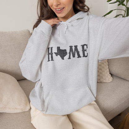 Texas Home Unisex Heavy Blend Hoodie | Cozy State Pride Sweatshirt