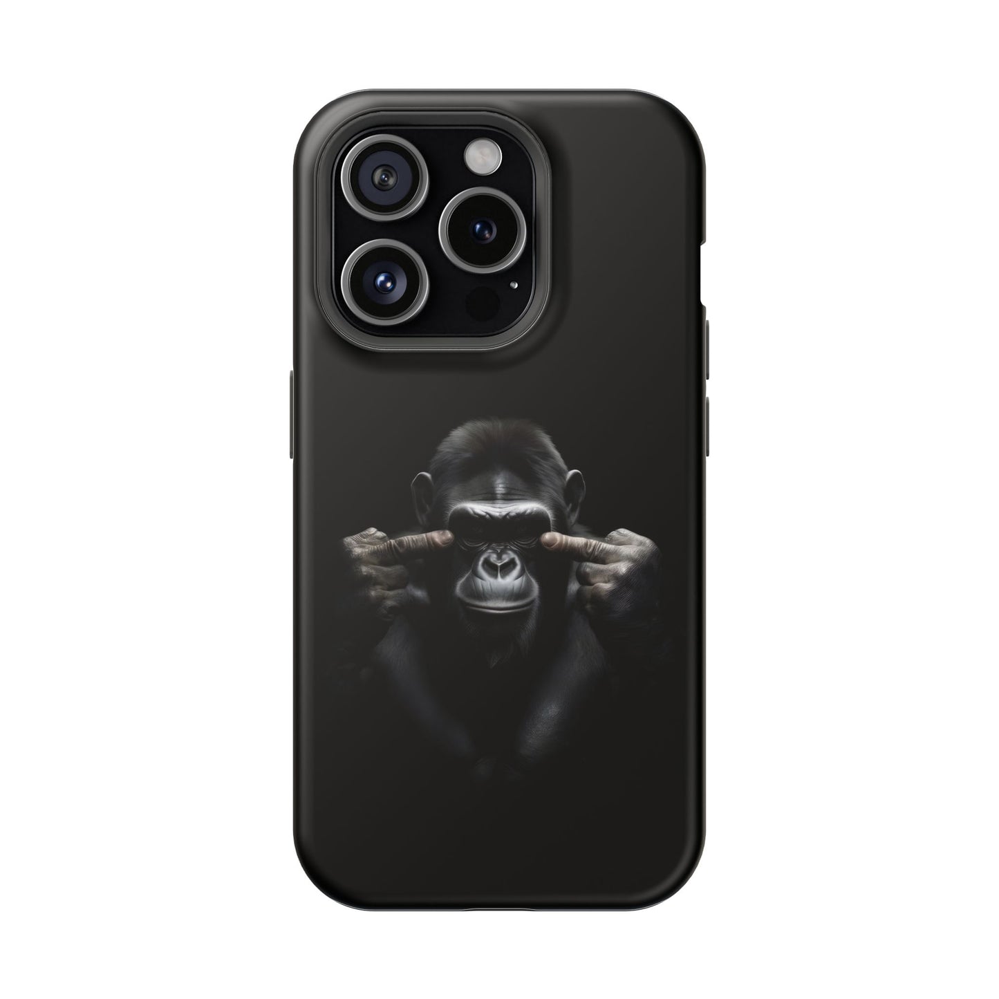 Edgy Gorilla Magnetic iPhone Case, Unique Cell Phone Cover
