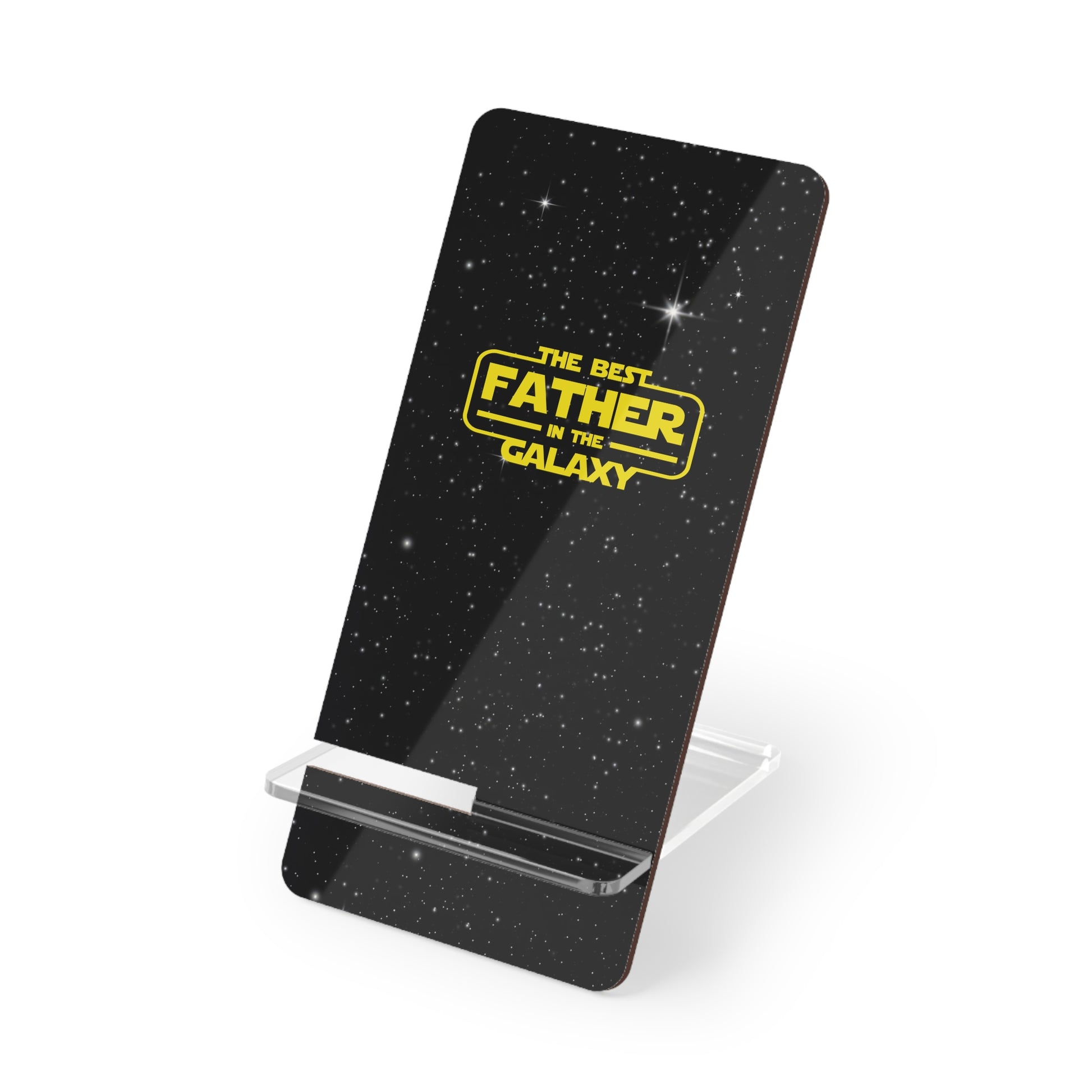 The Best Father in the Galaxy Phone Stand, Gift for Dad