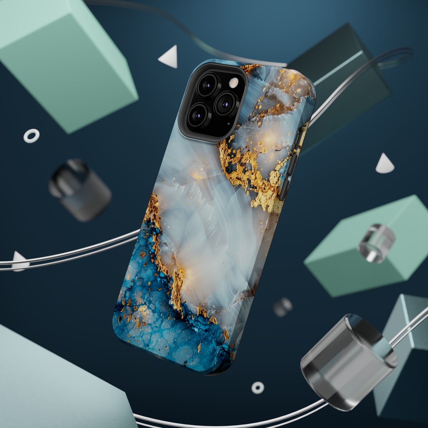 Marble Luxe Magnetic iPhone Cases, Elegant Design