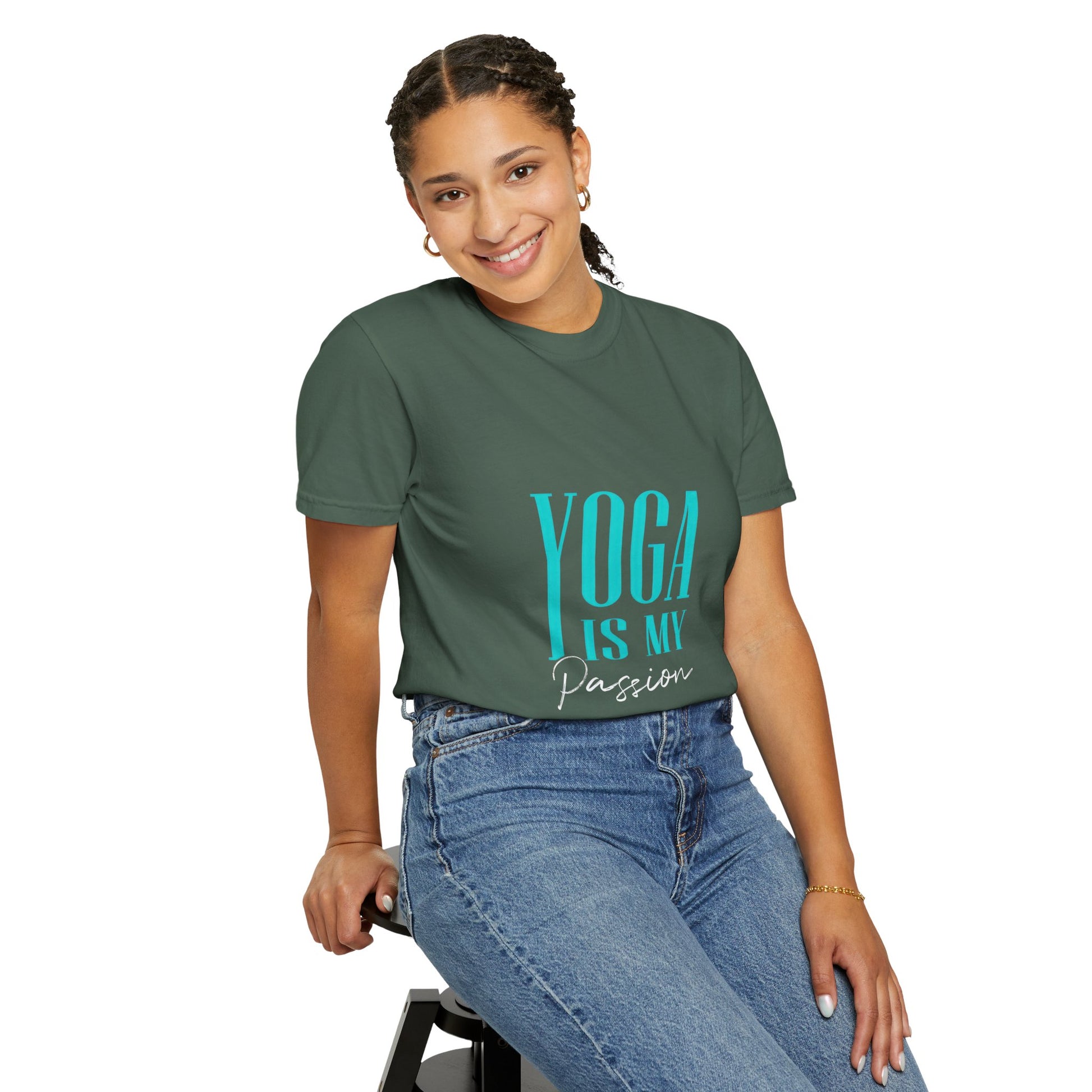 Yoga Is My Passion Unisex Garment-Dyed T-Shirt