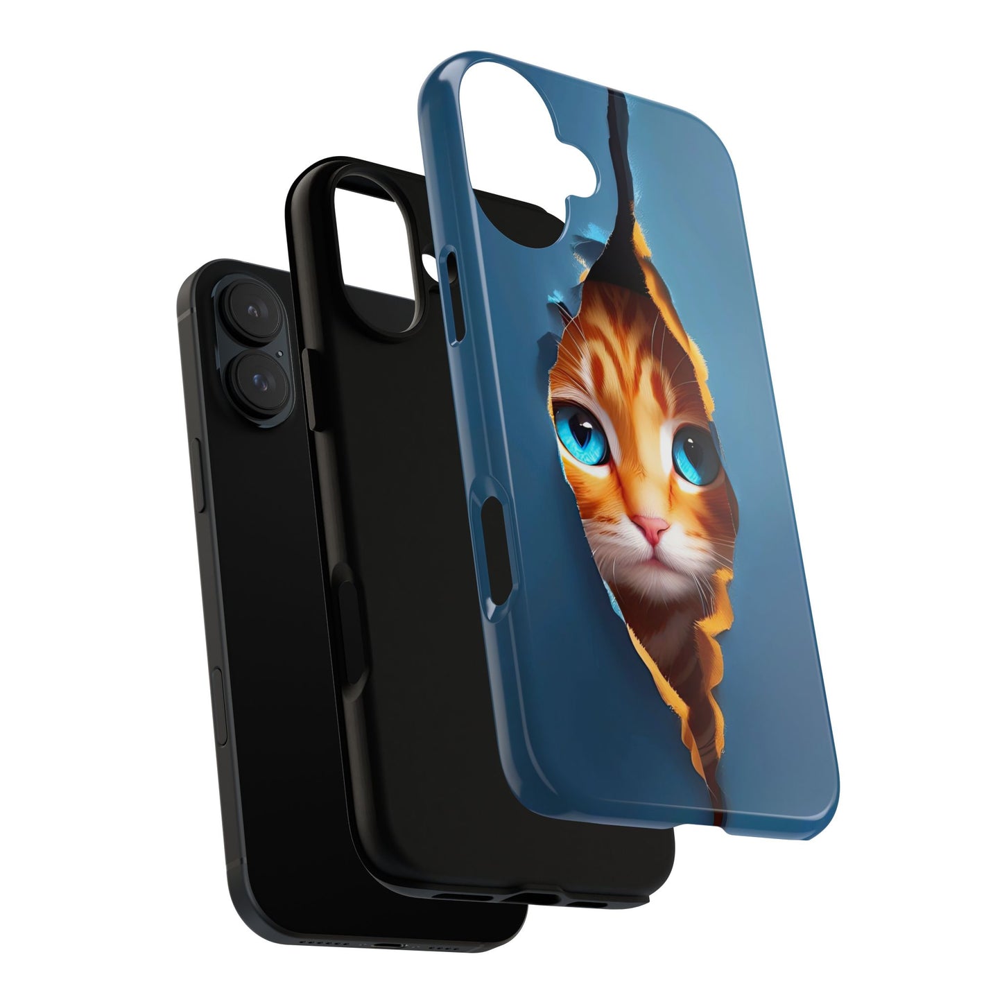 Curious Kitten Tough  Case for iPhone
