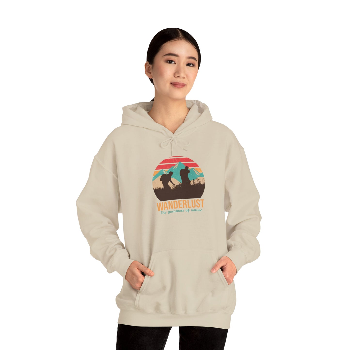 Wanderlust The Greatness Of Nature Unisex Heavy Blend™ Hooded Sweatshirt