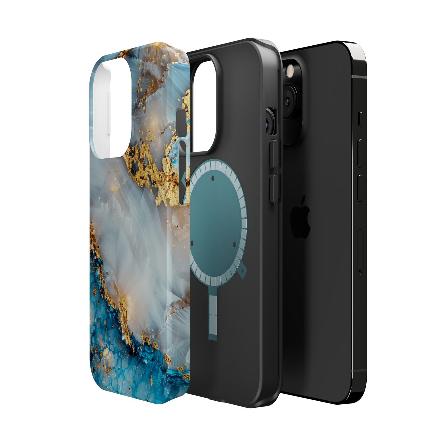 Marble Luxe Magnetic iPhone Cases, Elegant Design