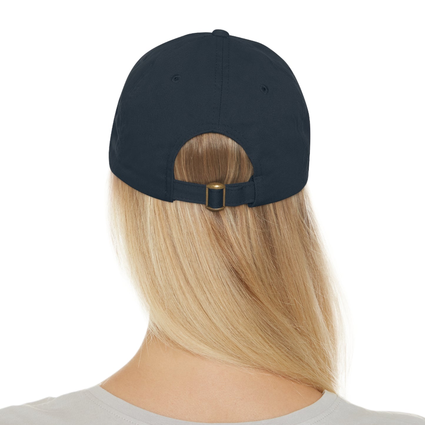 Yesterday Now Tomorrow Dad Hat with Leather Patch (Rectangle)