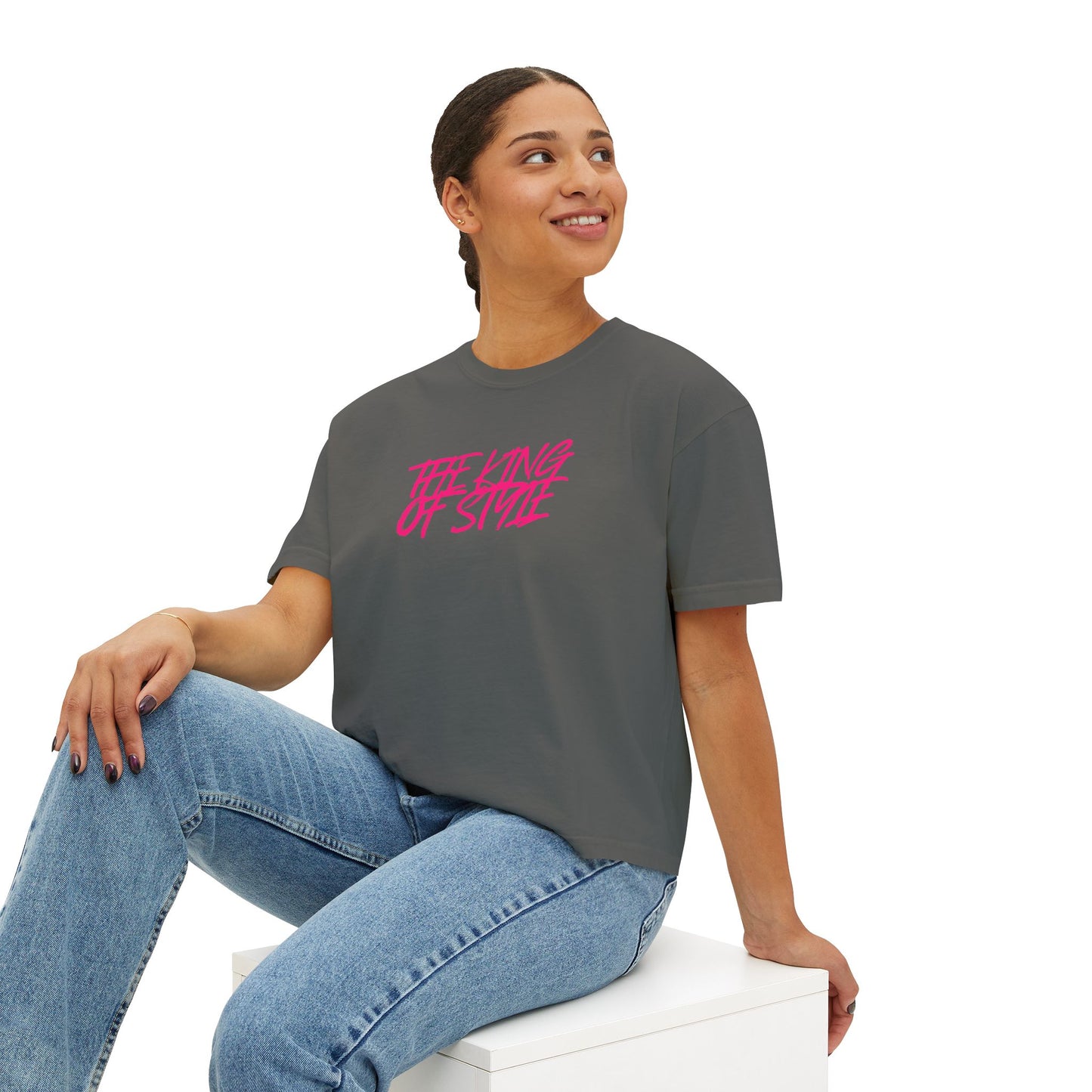 The King Of Style Women's Boxy Tee