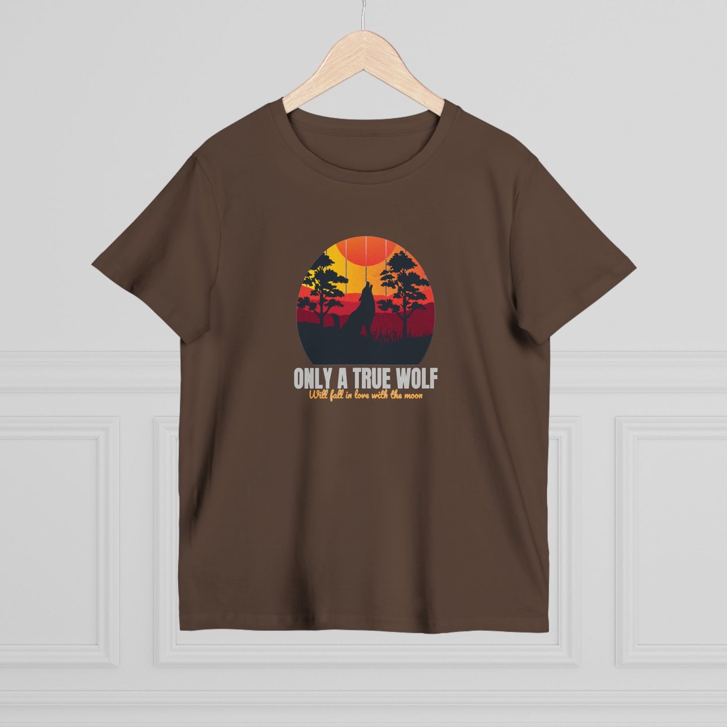 Only A True Wolf Women’s Maple Tee