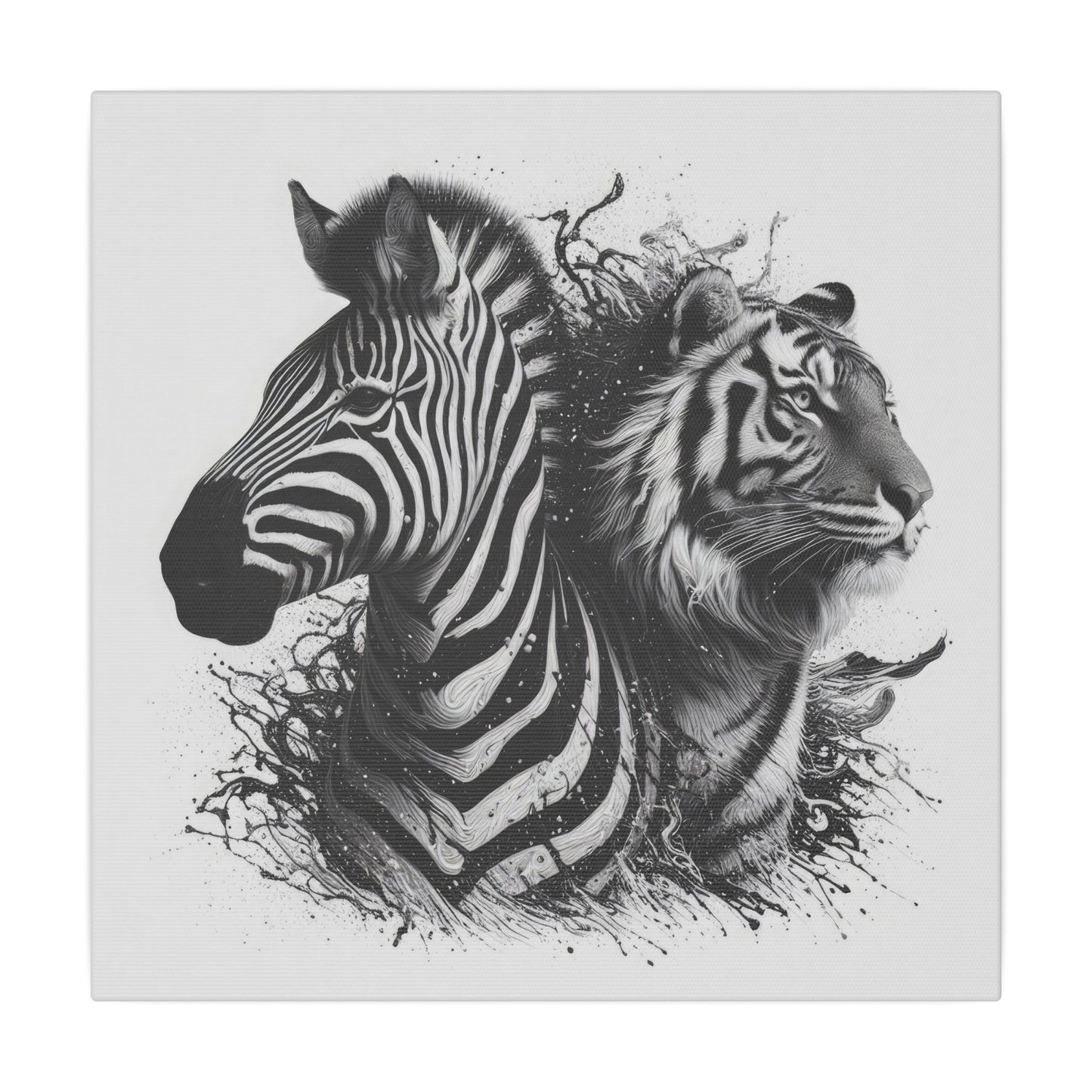 Stripes and Shadows - Canvas Print