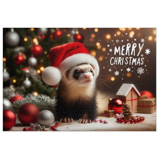 Christmas Ferret Jigsaw Puzzle 1000 pcs