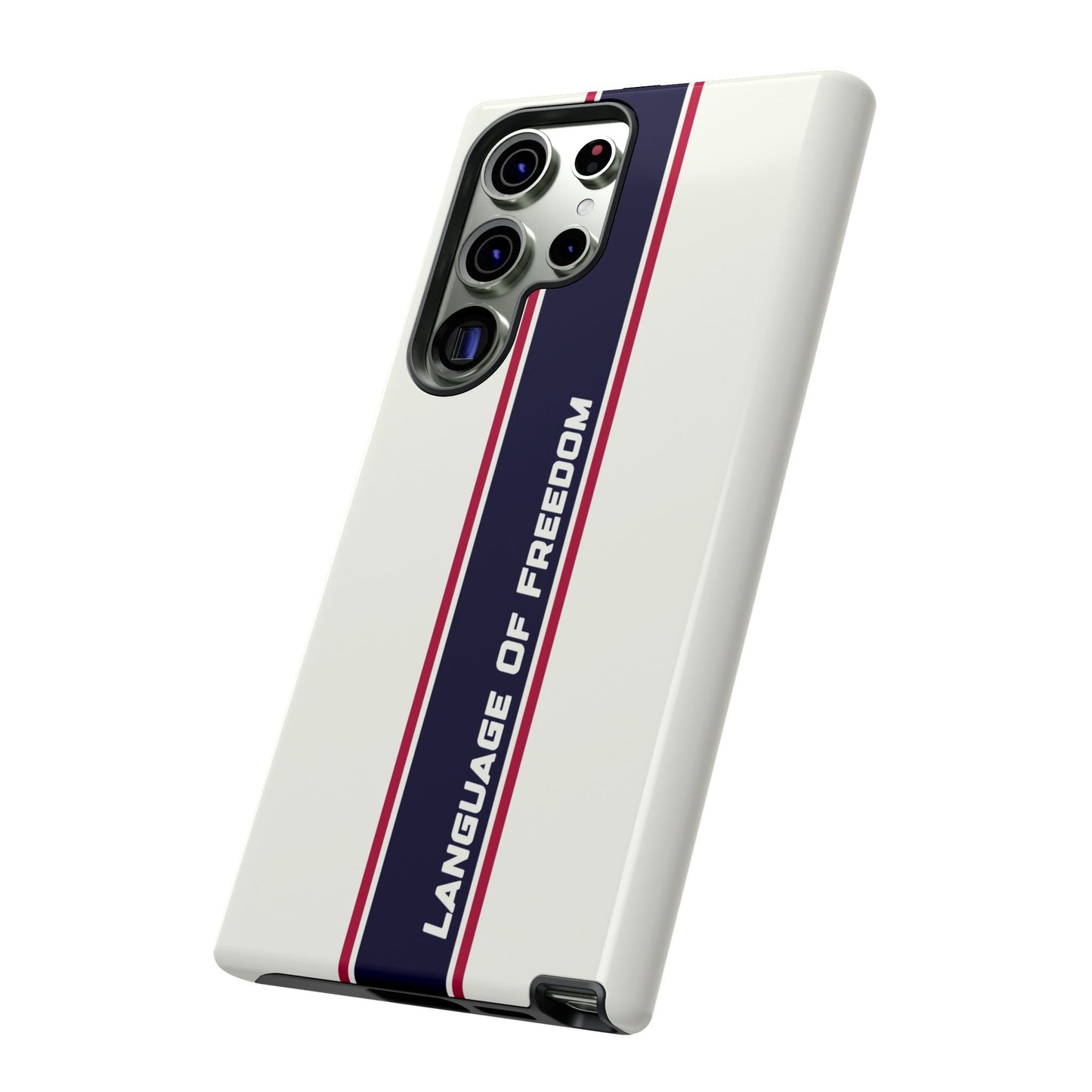 Language of Freedom Tough Case – Minimalist Design