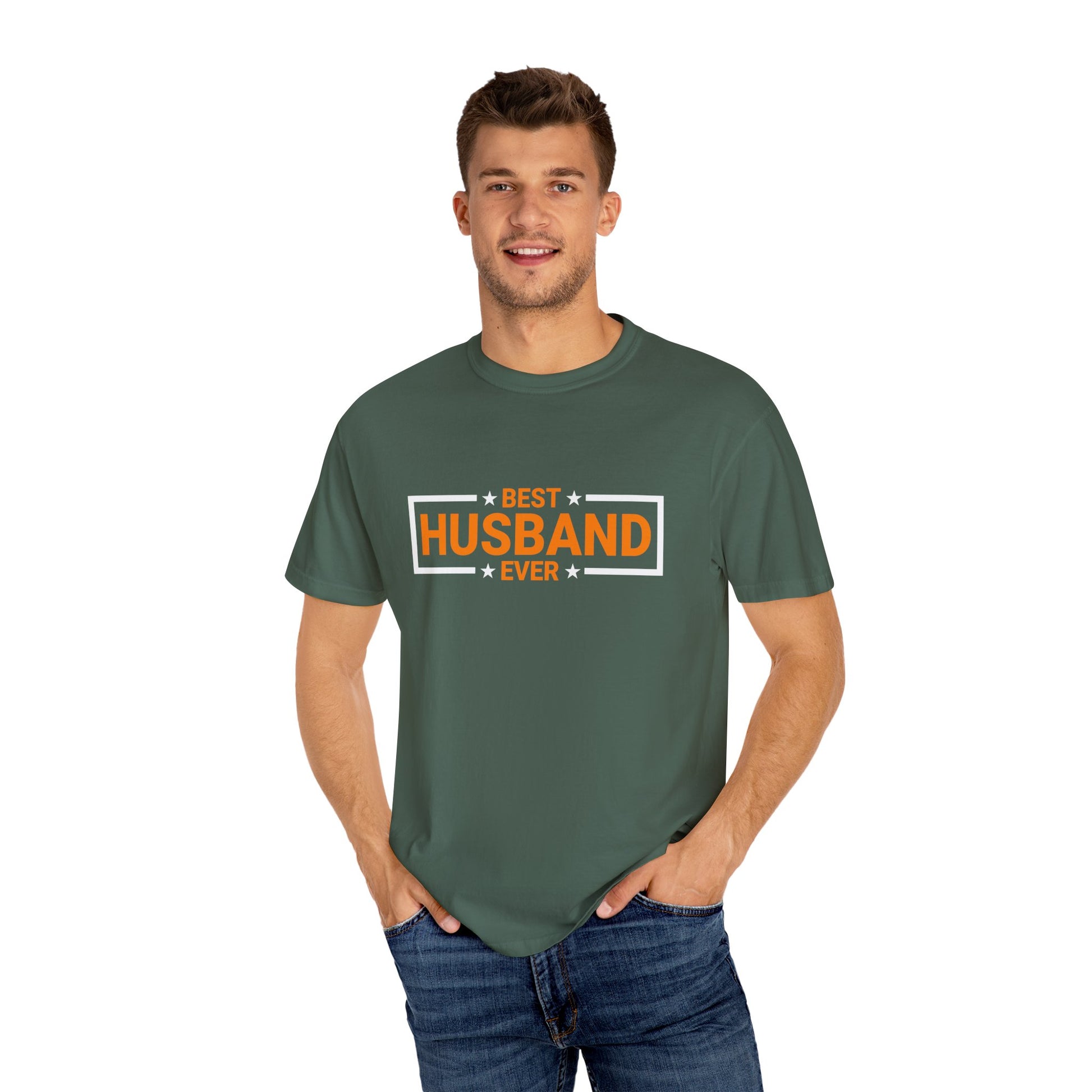 Best Husband Ever Unisex Garment-Dyed T-Shirt