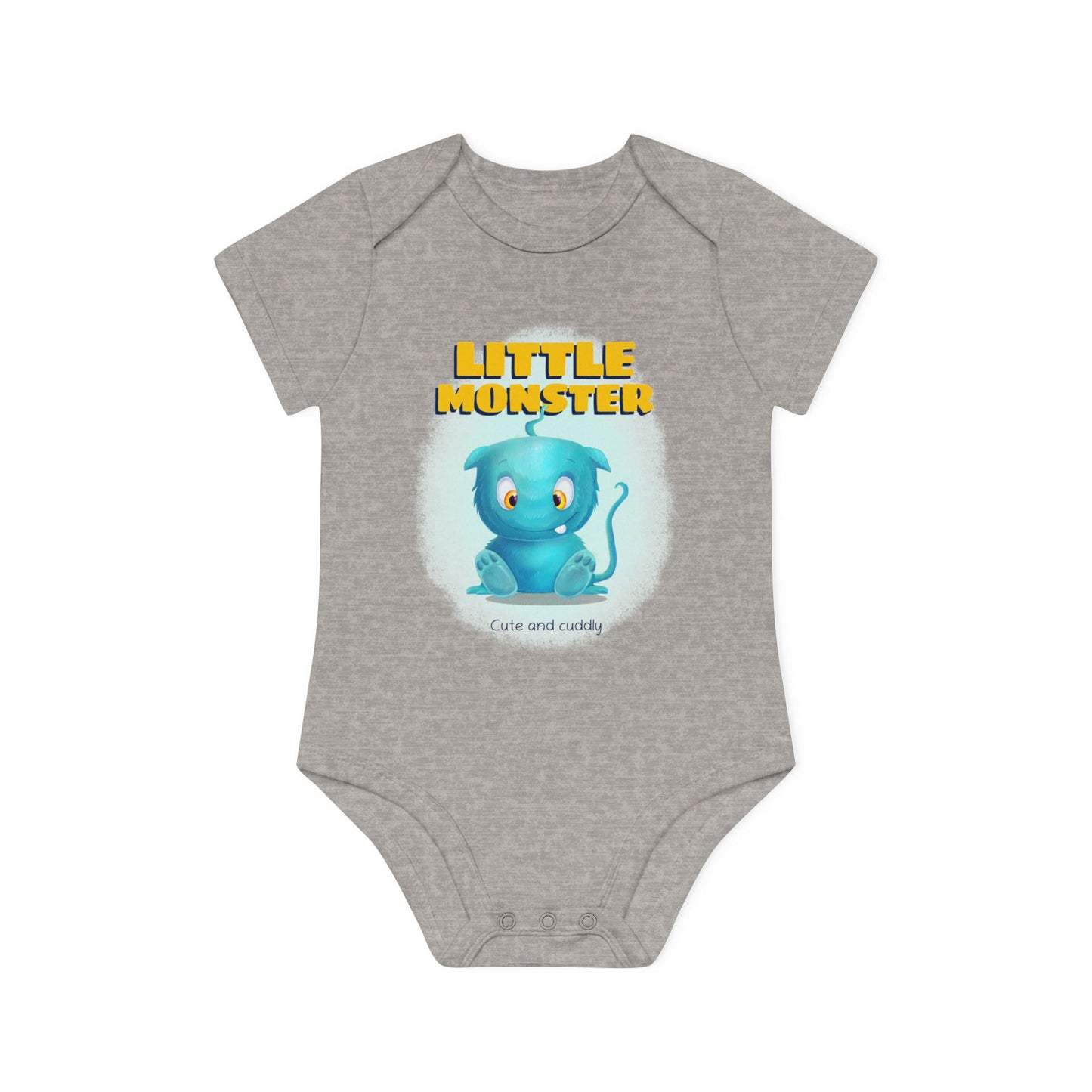 Little Monster Baby Organic Short Sleeve Bodysuit