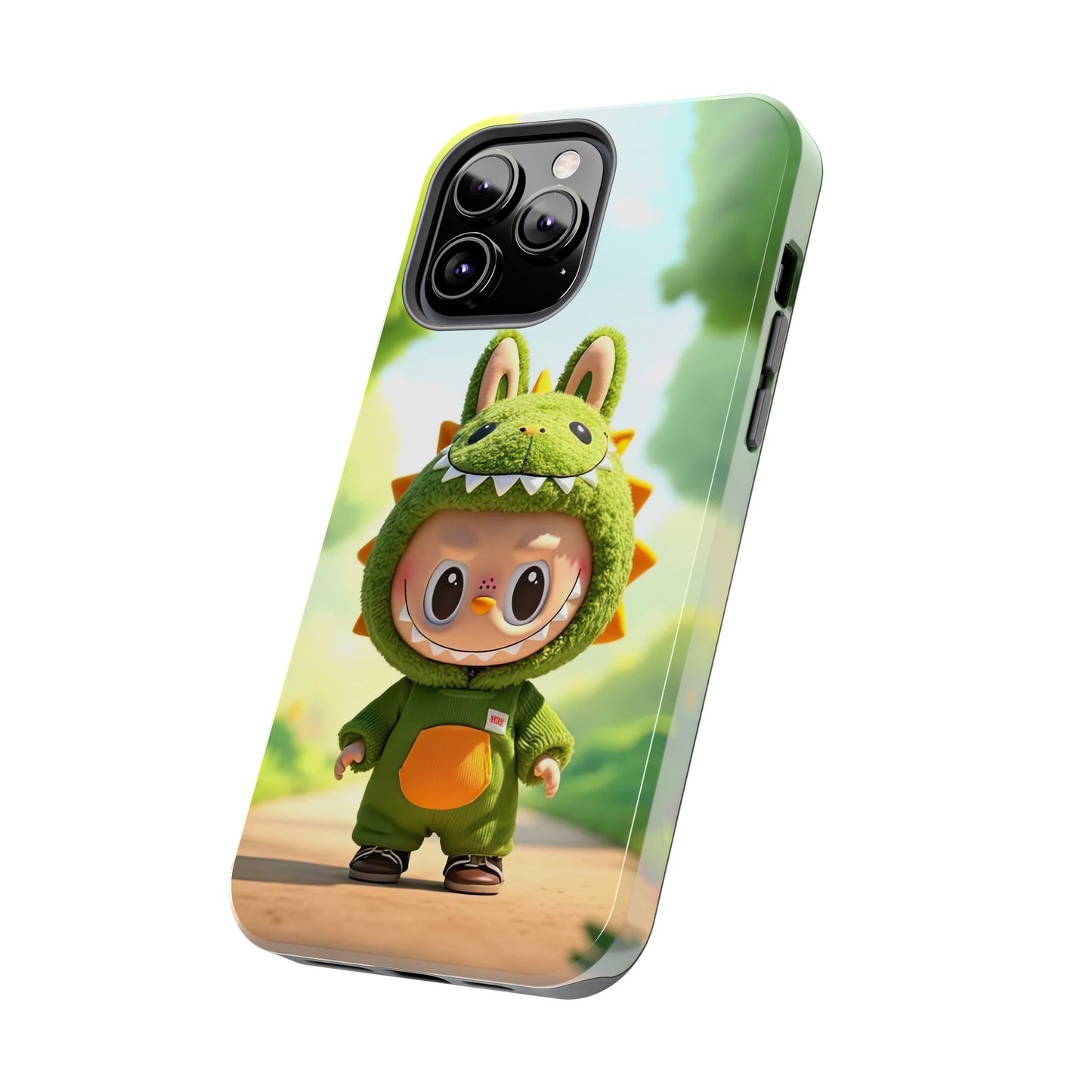 The Monsters Tough Case for iPhone Models – Playful Dinosaur Design, Dual Layer Protective Cover, Fun Mobile Accessory