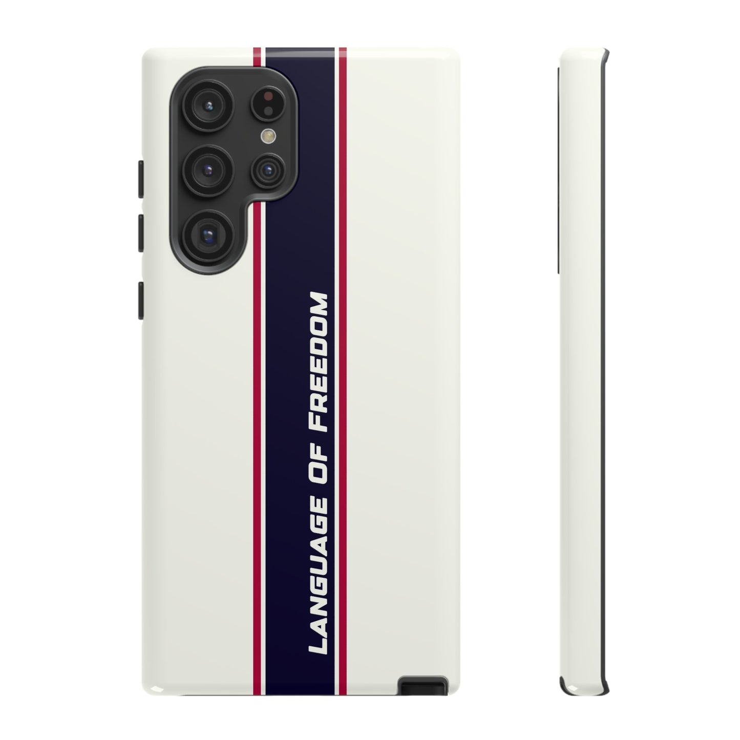 Language of Freedom Tough Case – Minimalist Design