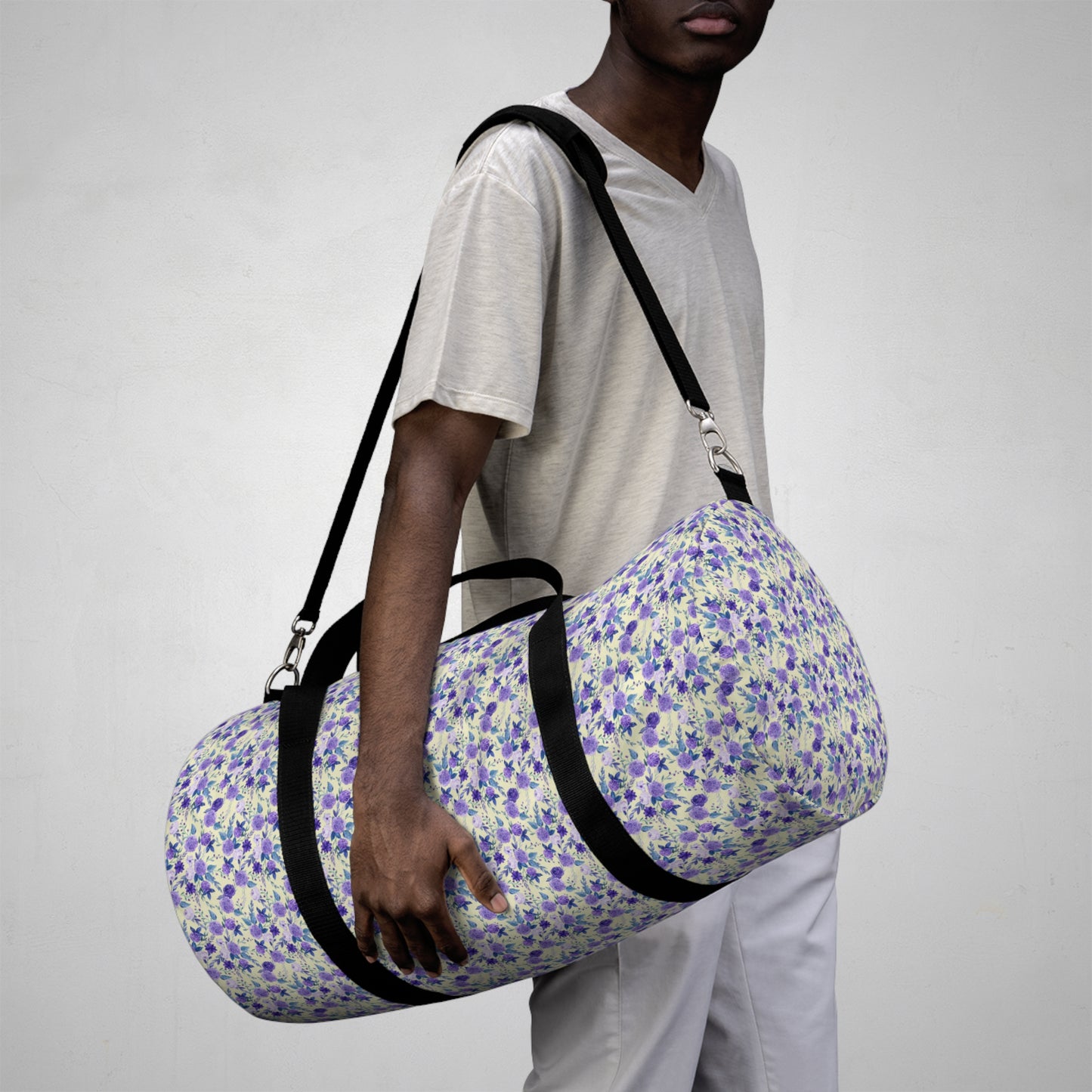 Violet Duffel Bag