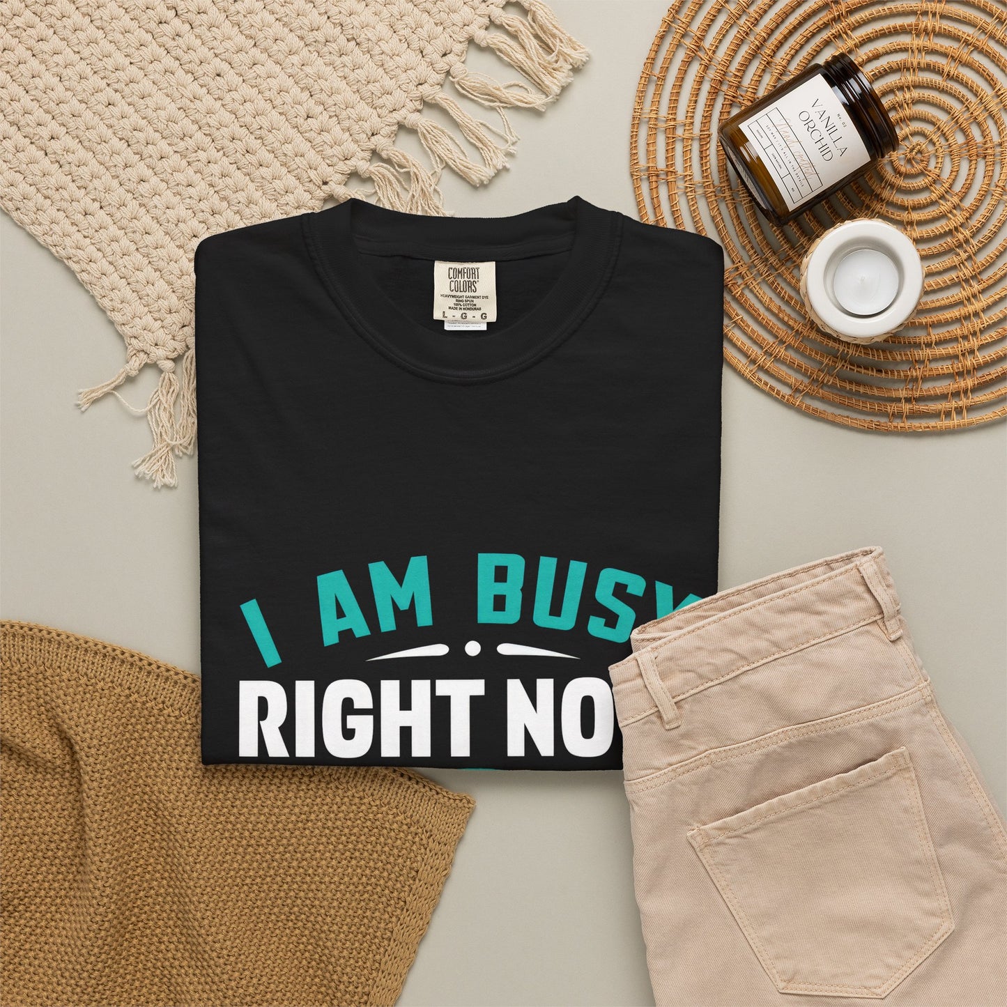 Sarcastic Unisex T-Shirt - 'I Am Busy Right Now, Can I Ignore You Some Other Time?'