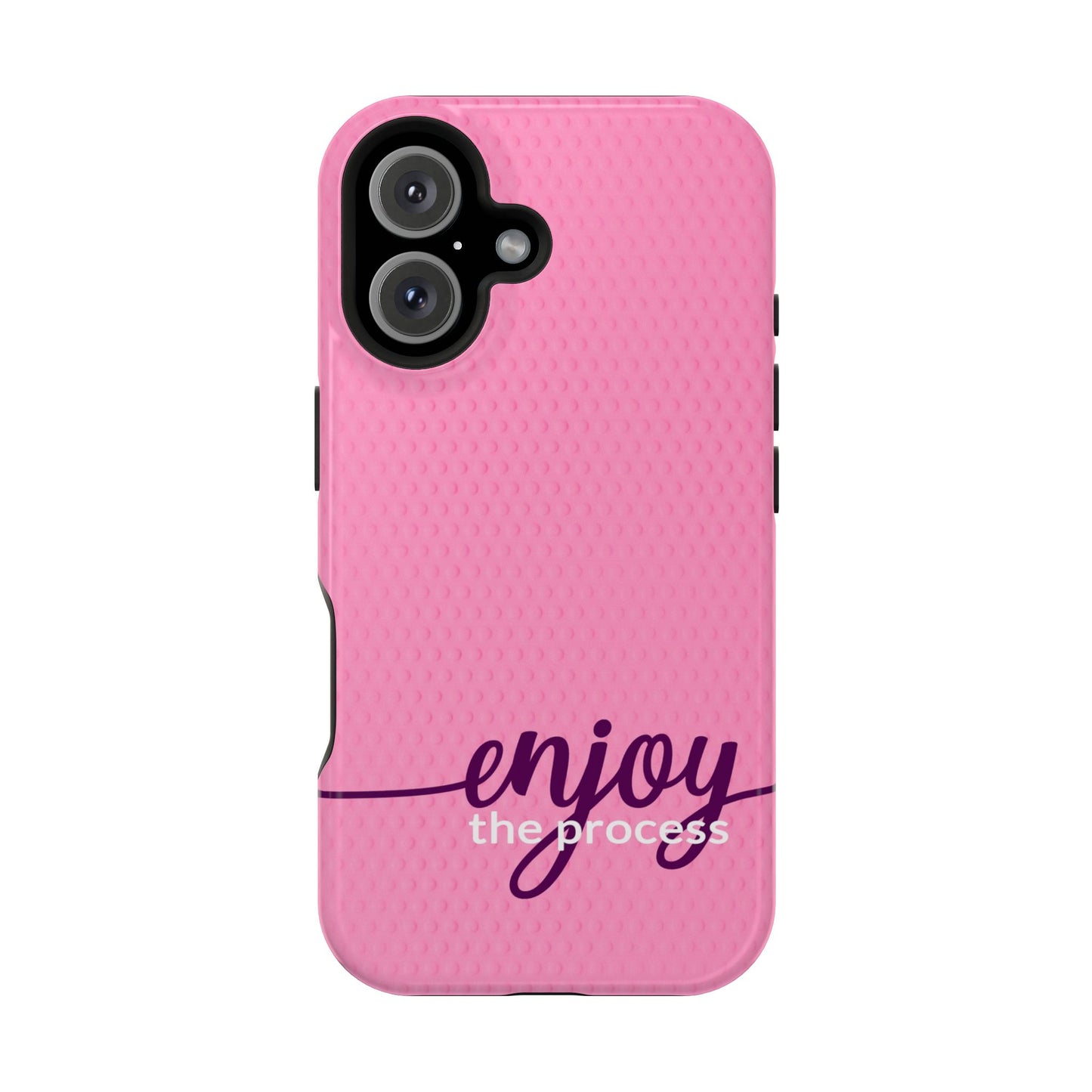 Enjoy the Process Magnetic Case - Motivational Pink Phone Cover for Women