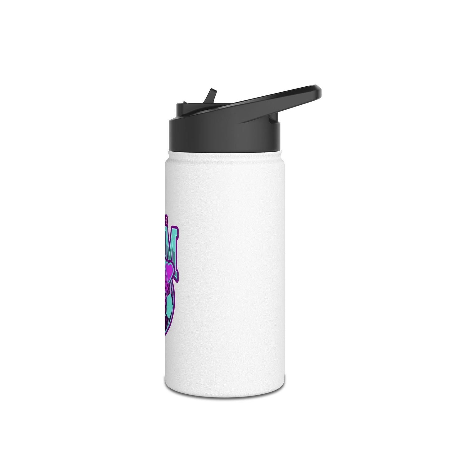 Soccer Mom Stainless Steel Water Bottle, Standard Lid