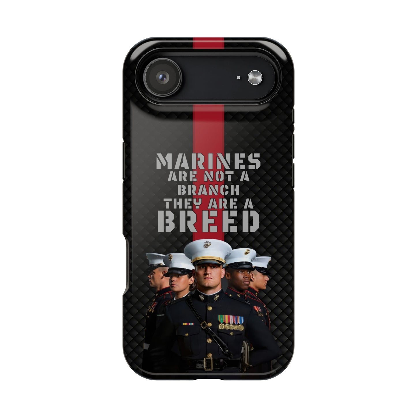 Marines Magnetic Tough Case - "Not a Branch, a Breed" Military iPhone Cover