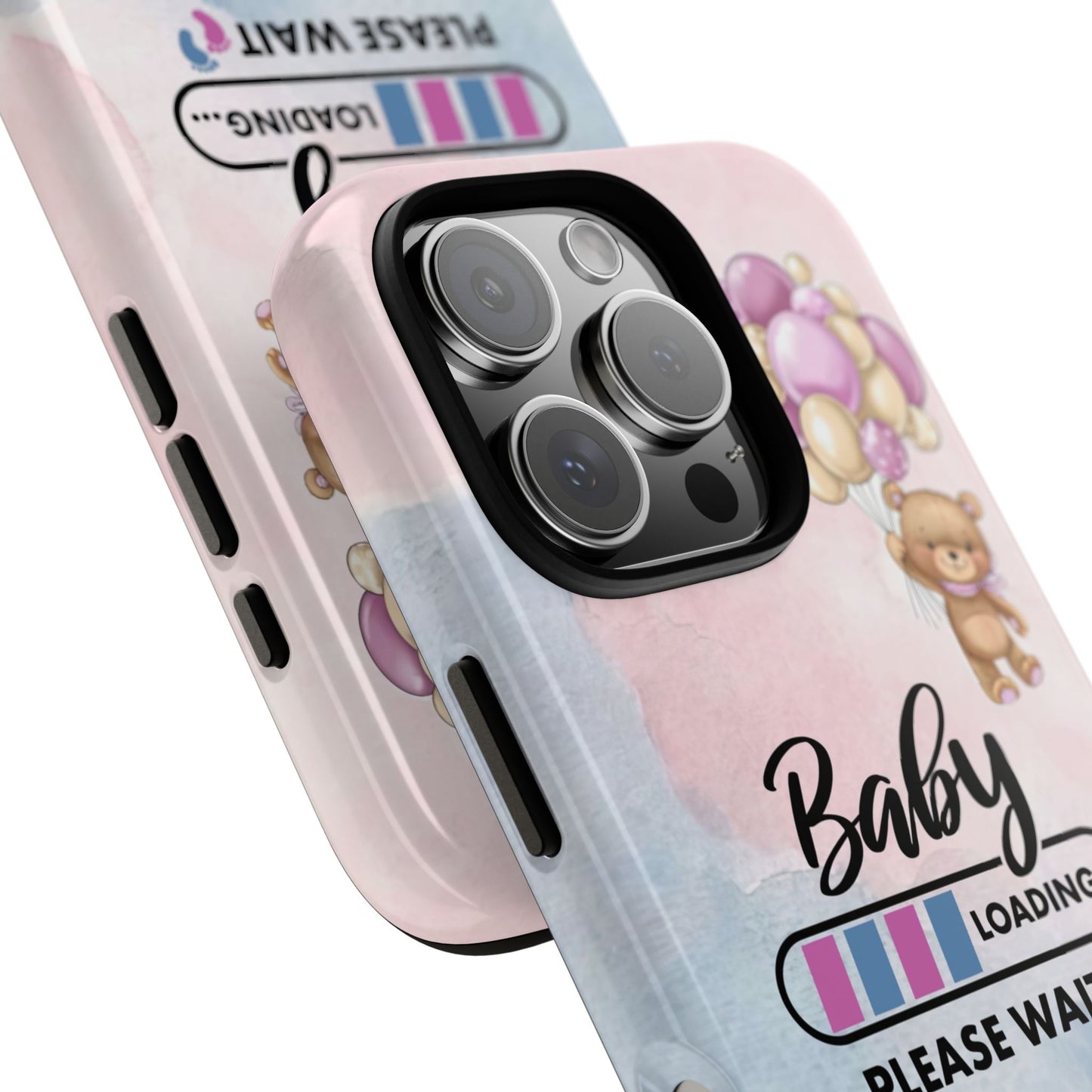 Cute Baby Loading Phone Case for iPhone - Maternity Cover for Pregnancy Reveal or Baby Shower