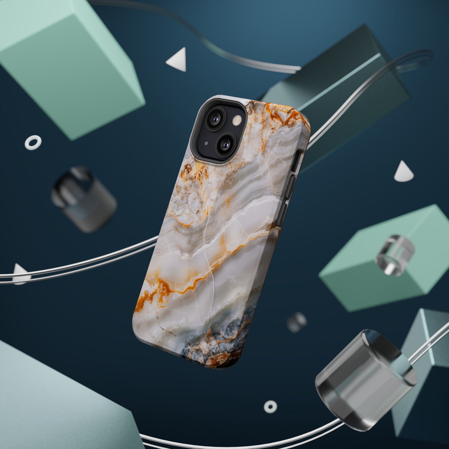 Pure Elegance Marble Magnetic iPhone Case, Stylish & Trendy Accessories