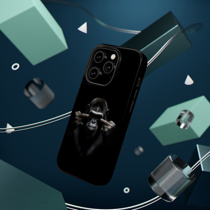 Edgy Gorilla Magnetic iPhone Case, Unique Cell Phone Cover