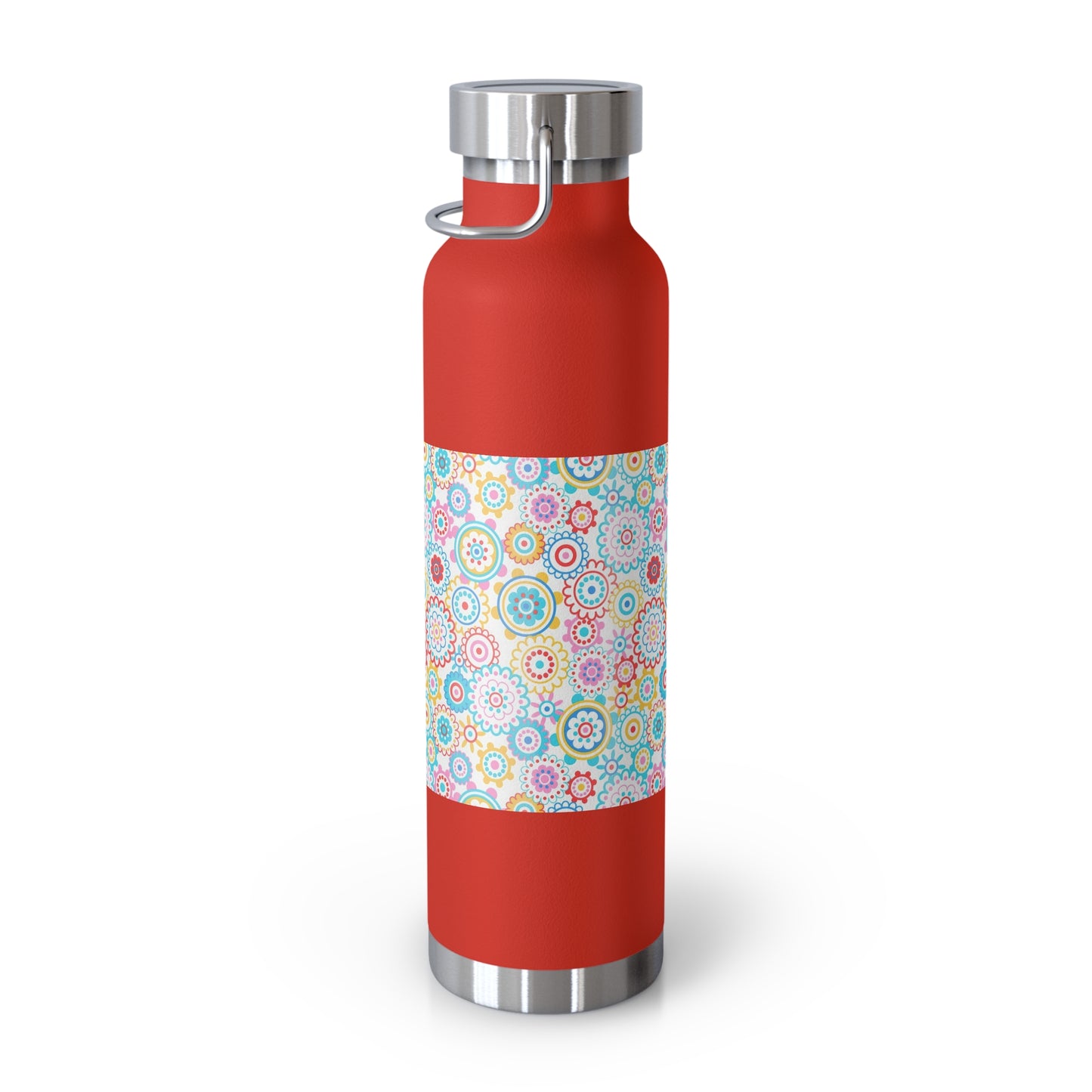 Flower Pop Copper Vacuum Insulated Bottle, 22oz