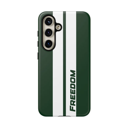 Freedom Tough Case, Olive Green Motorsport-Inspired Cove