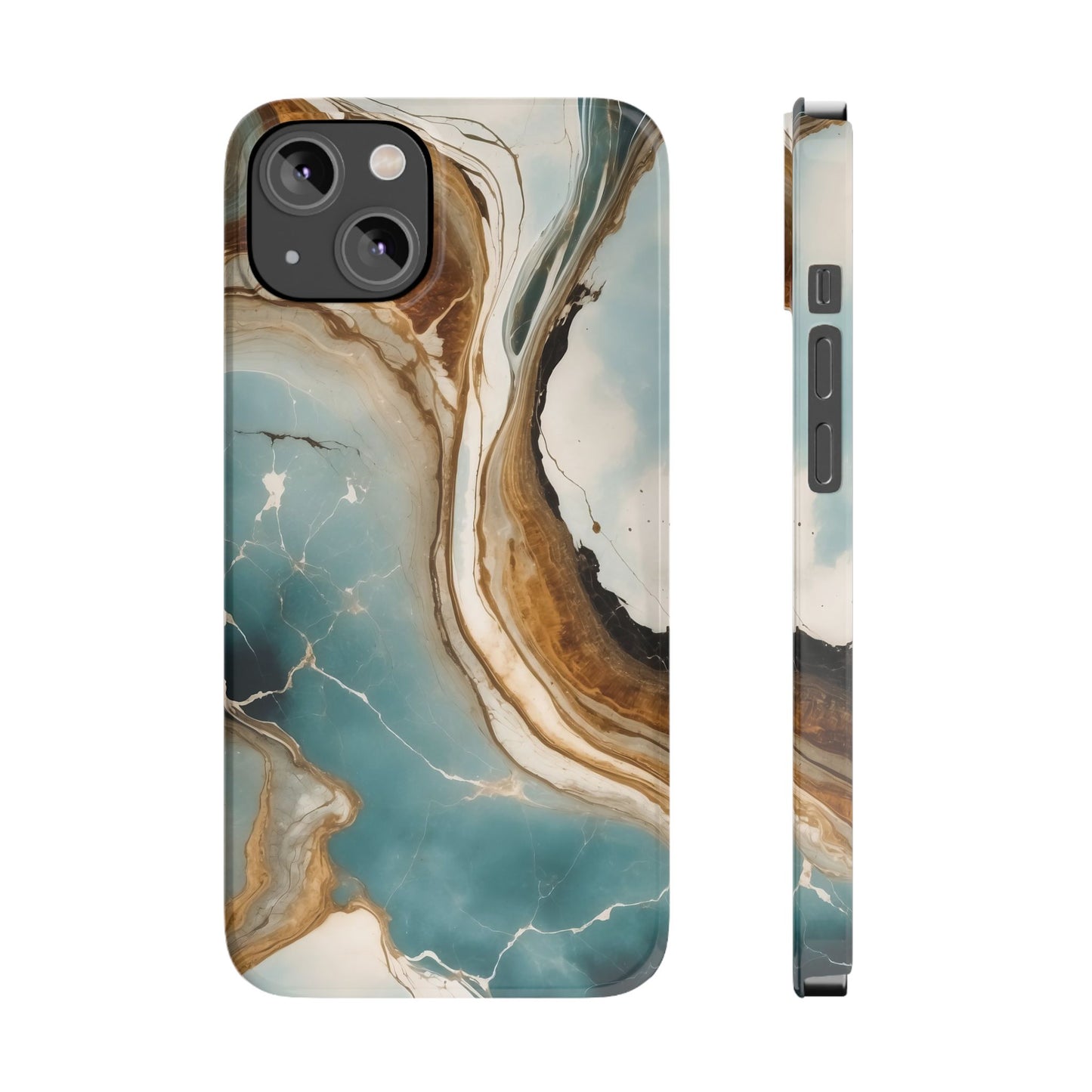 Marble Slim Phone Case, Stylish Protective Cover