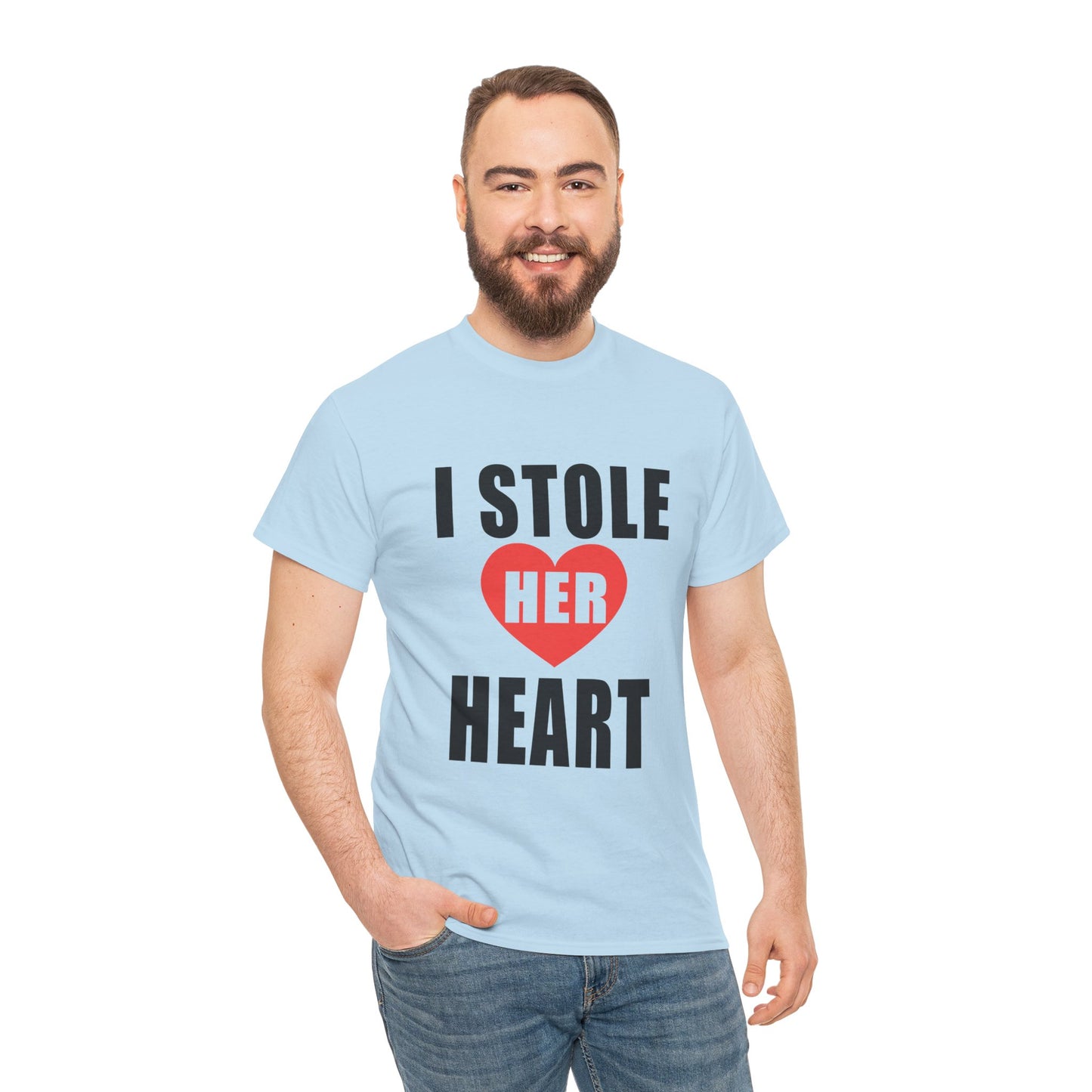 I Stole Her Heart,  Romantic Valentine Tee for Couples, A Part