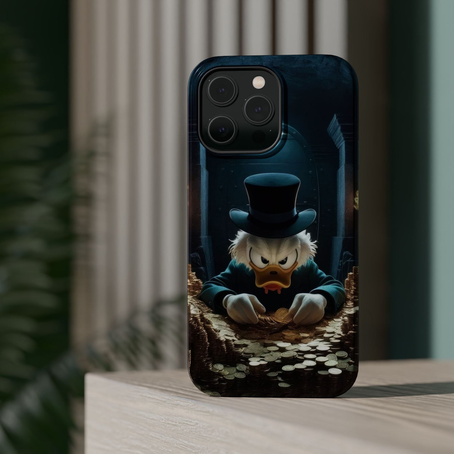 Magnetic Phone Case - Scrooge McDuck Design