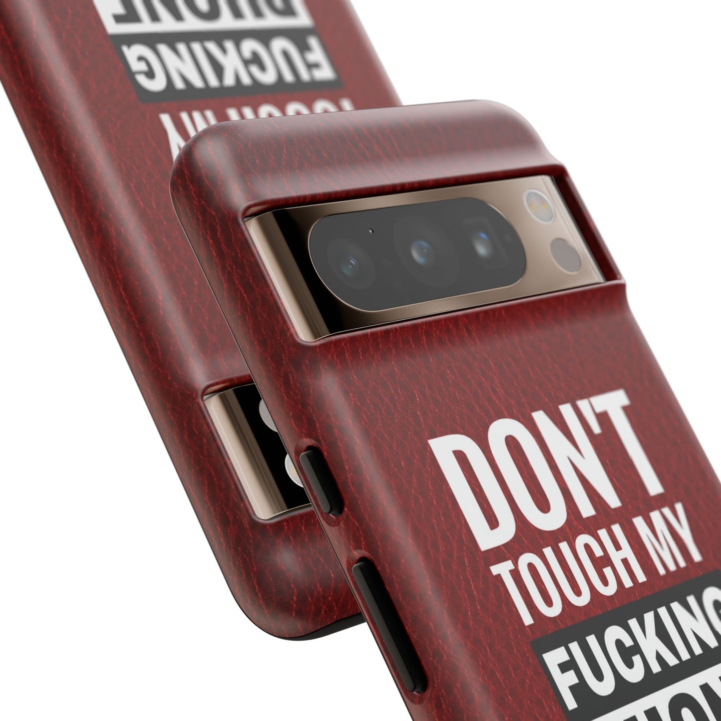 Funny Tough Case – Don't Touch My Phone Design