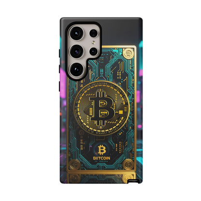 Bitcoin Samsung Phone Case - Tough Cases with Cryptocurrency Design