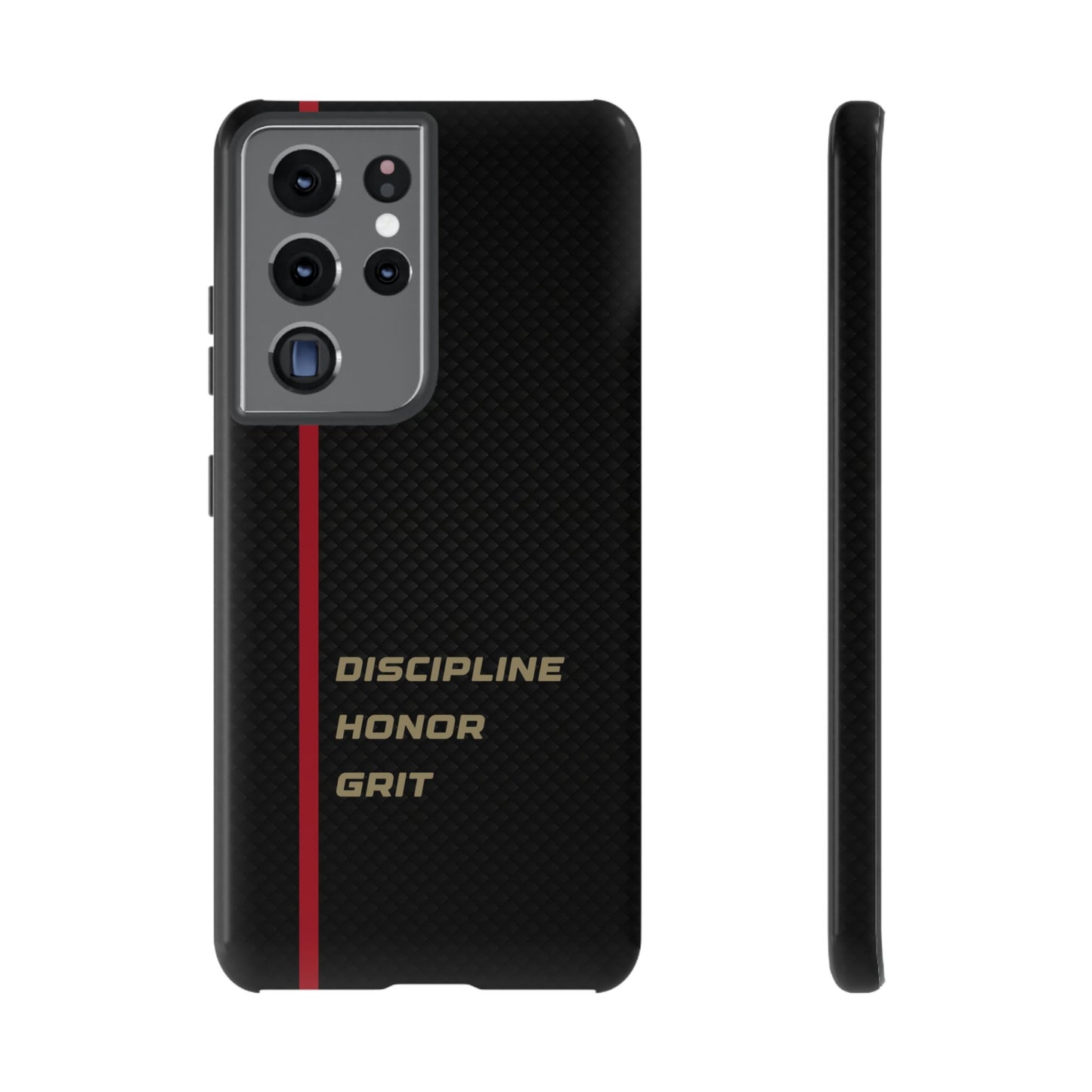 Discipline, Honor, Grit Impact-Resistant Phone Case