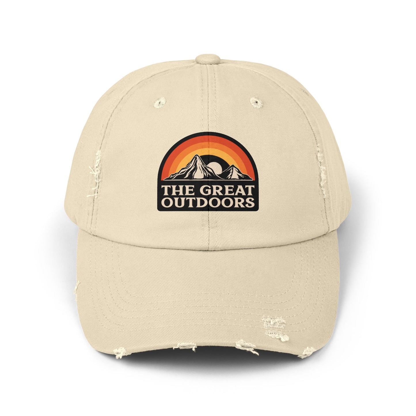 The Great Outdoors Unisex Distressed Cap