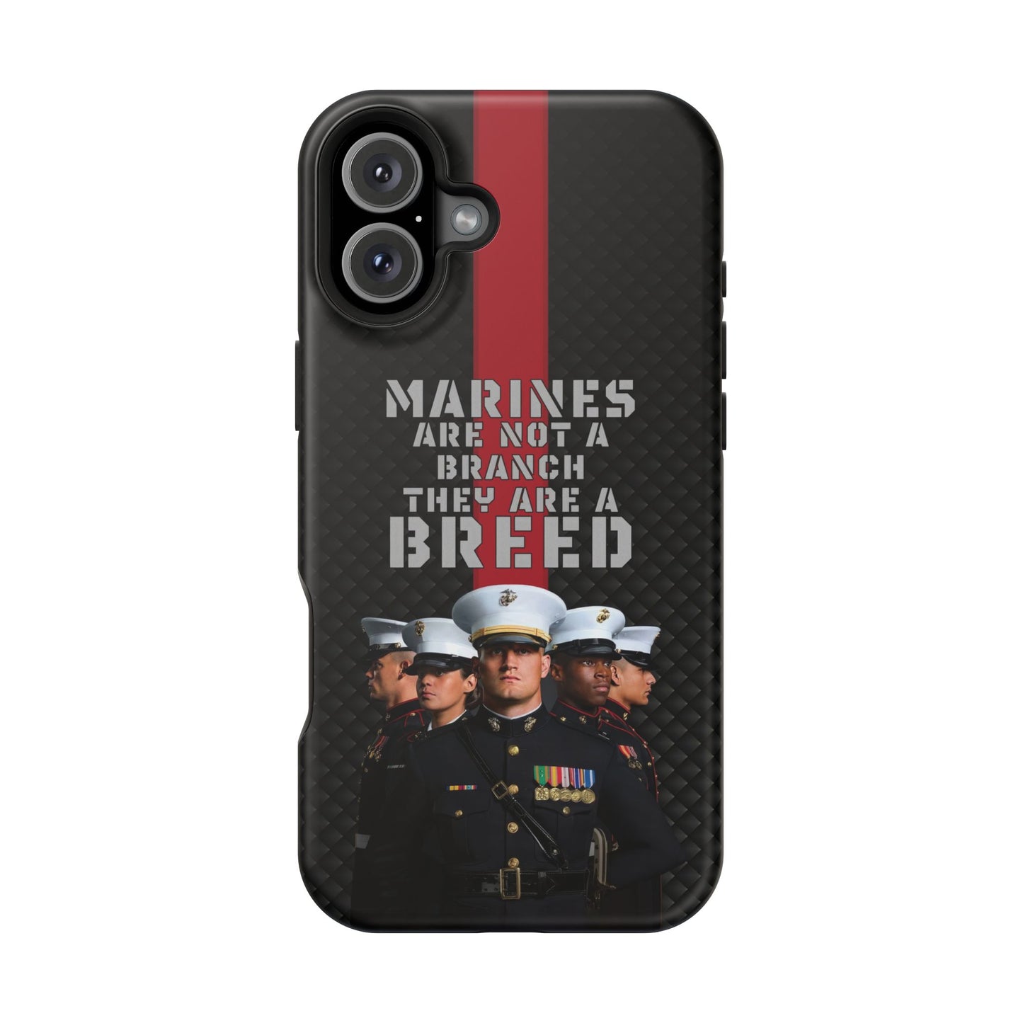 Marines Magnetic Tough Case - "Not a Branch, a Breed" Military iPhone Cover