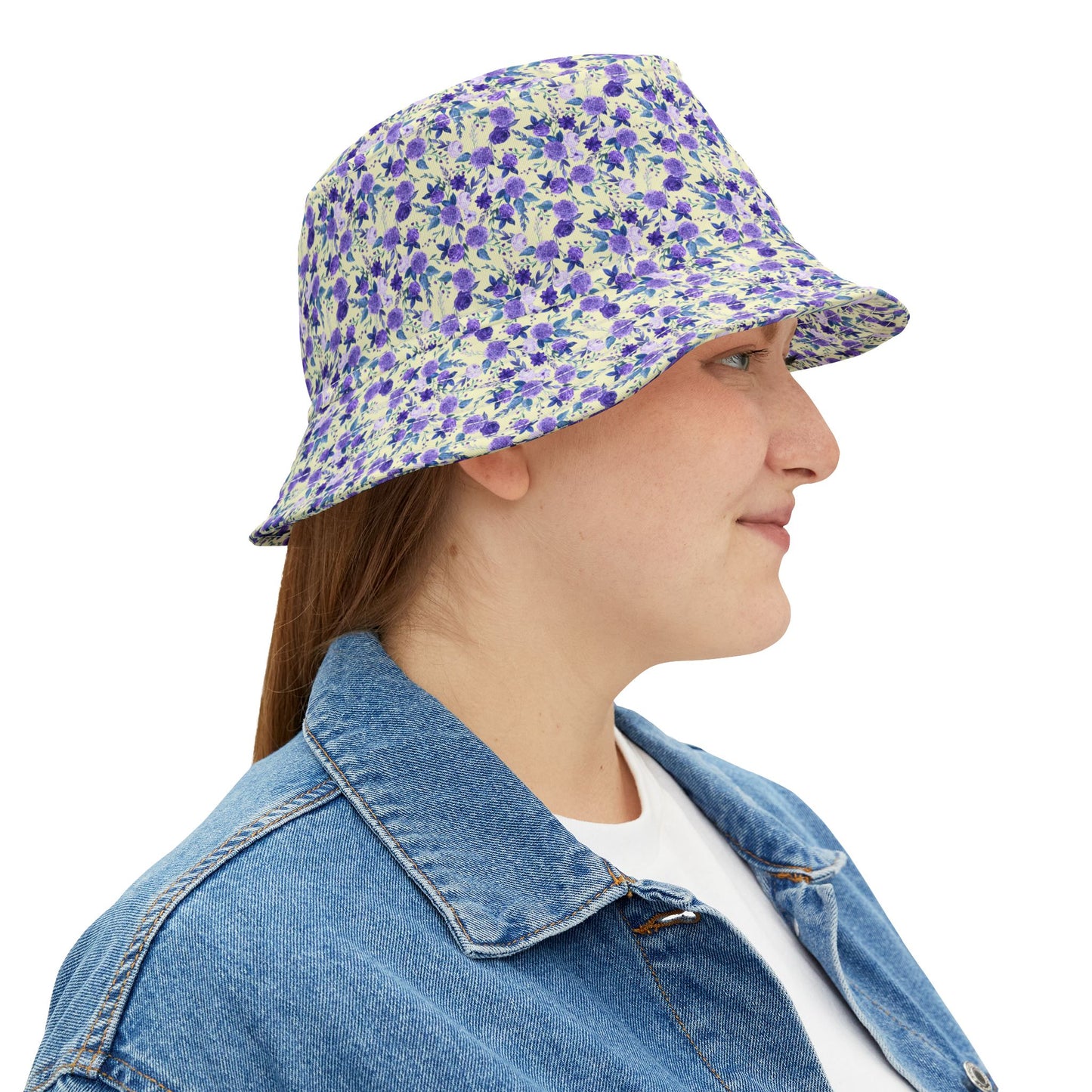 Violet Bucket Hat (AOP)