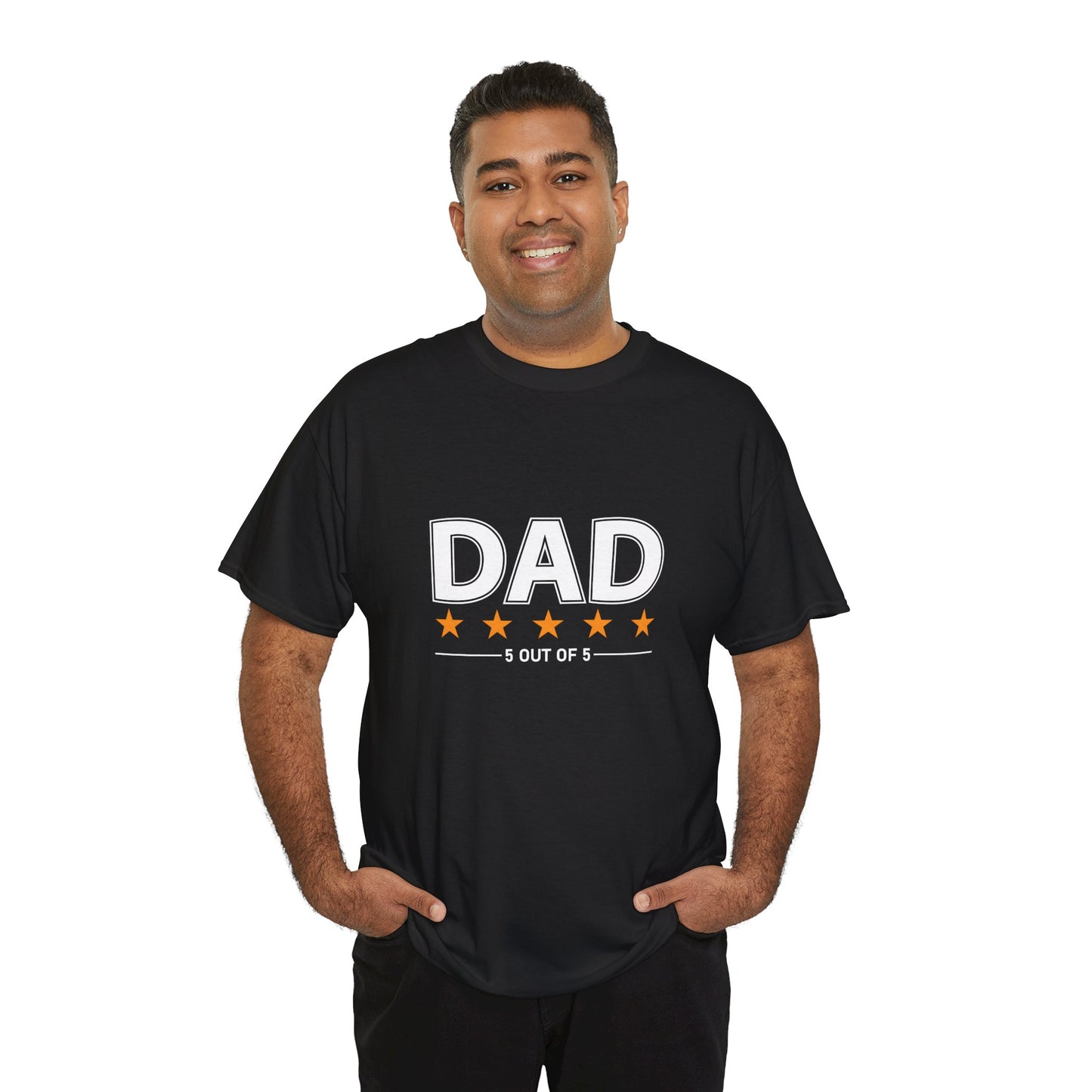 Father's Day Unisex Tee - 5 Stars Dad T-shirt