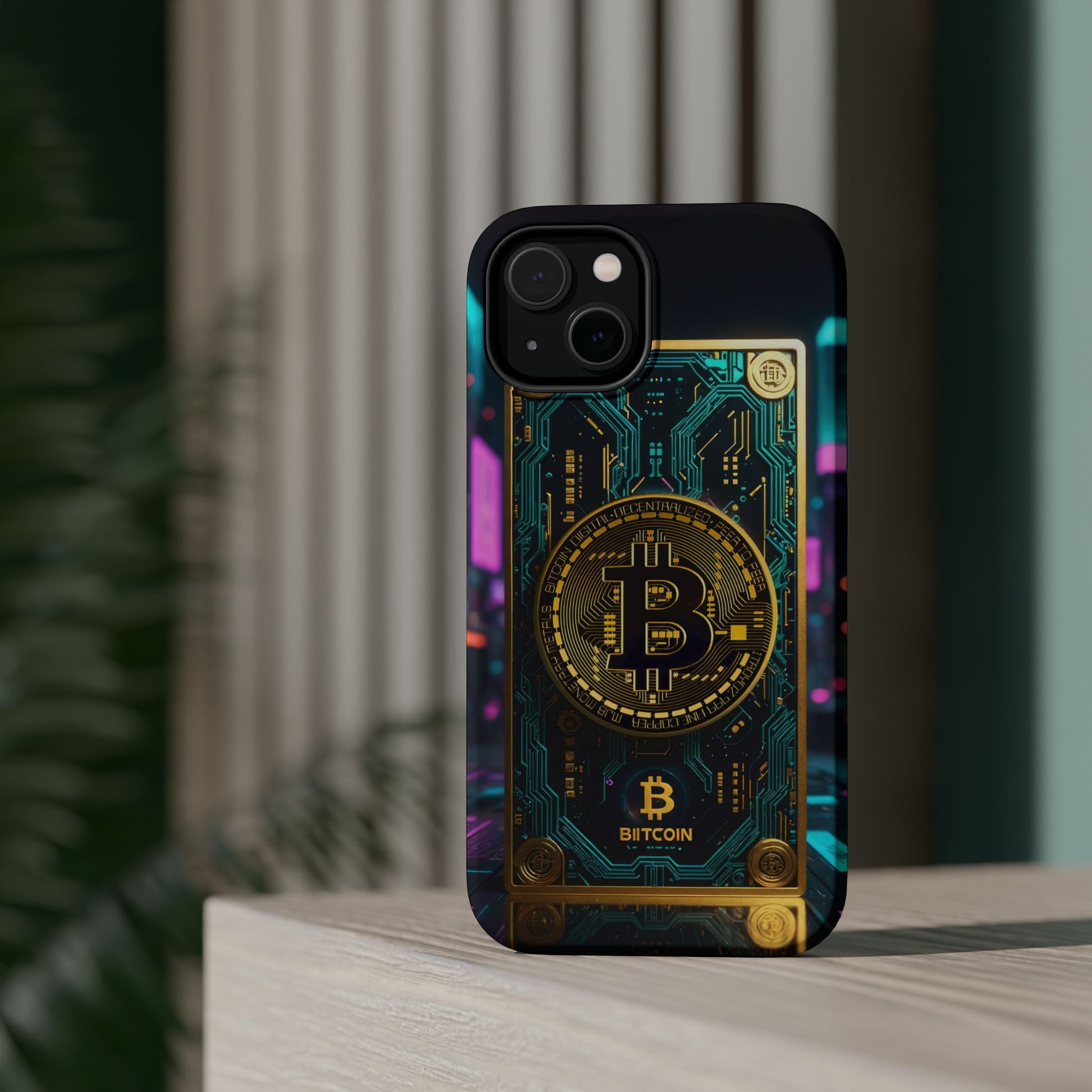 Bitcoin Magnetic Phone Case, Unique Phone Cover
